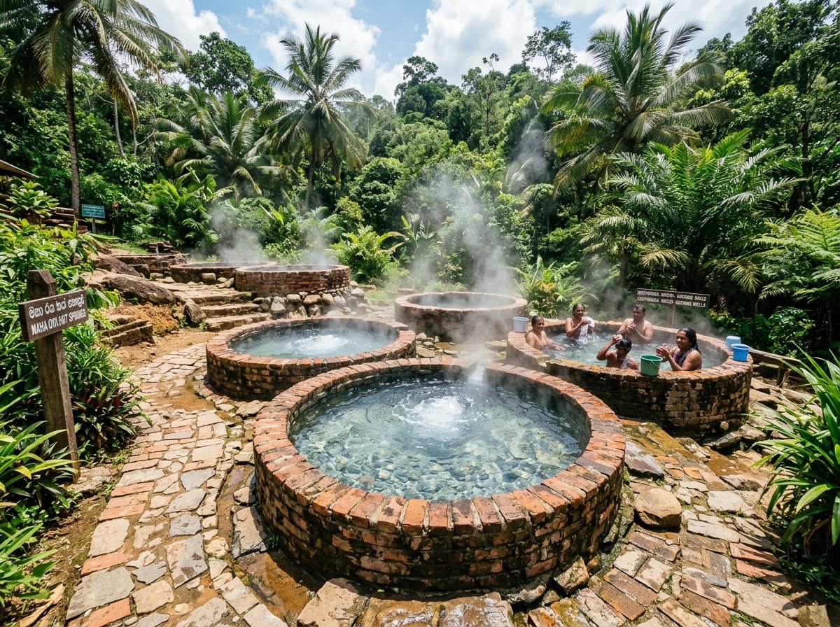 Maha Oya Hot Springs & Polonnaruwa